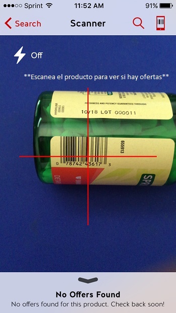 Escanea Producto