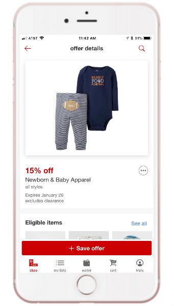 Descuento con la app Cartwheel