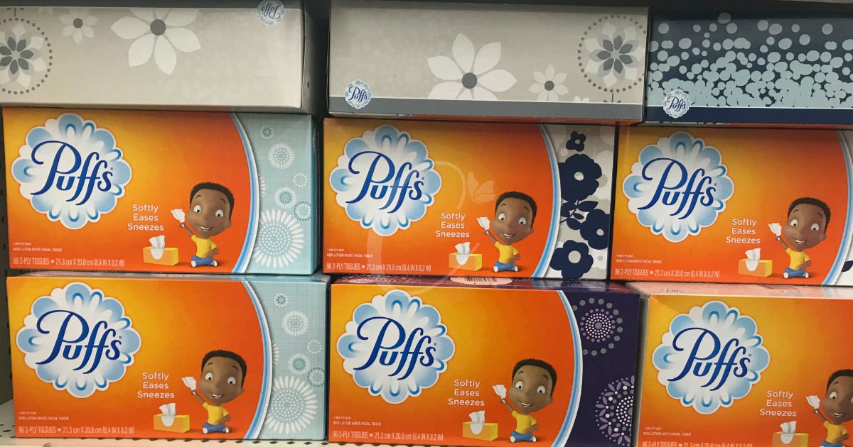 Puffs Facial Tissue de 96 ct