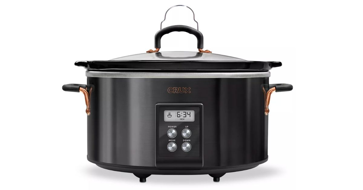 Olla de Cocción Lenta Programable Crux 6-Qt