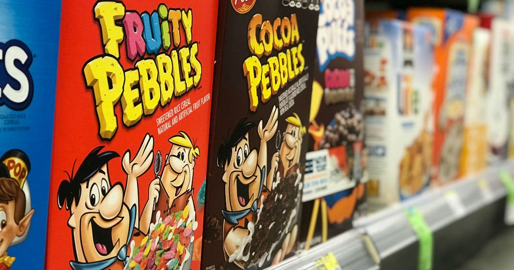 Cereales Fruity o Cocoa Pebbles