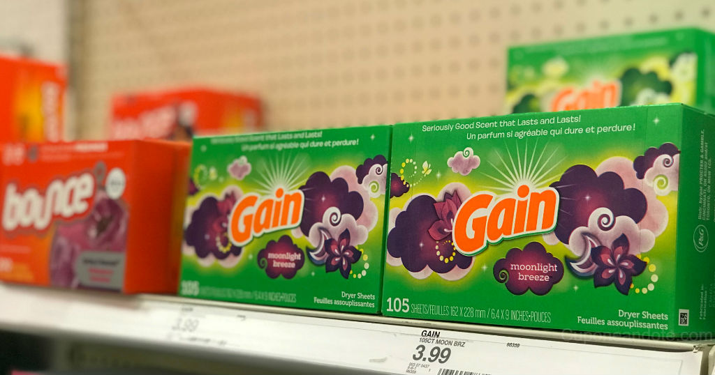 Gain Dryer Sheets de 105 ct