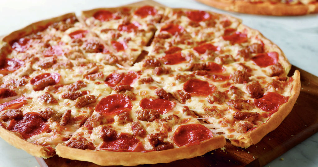 Pizza GRANDE con dos ingredientes