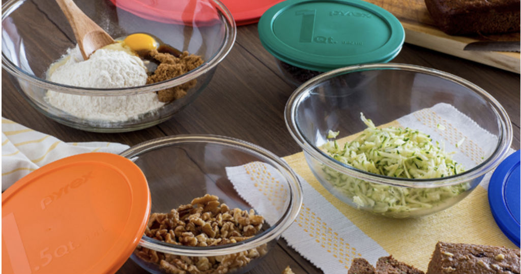 Pyrex 8-Pc Mixing Bowl Set