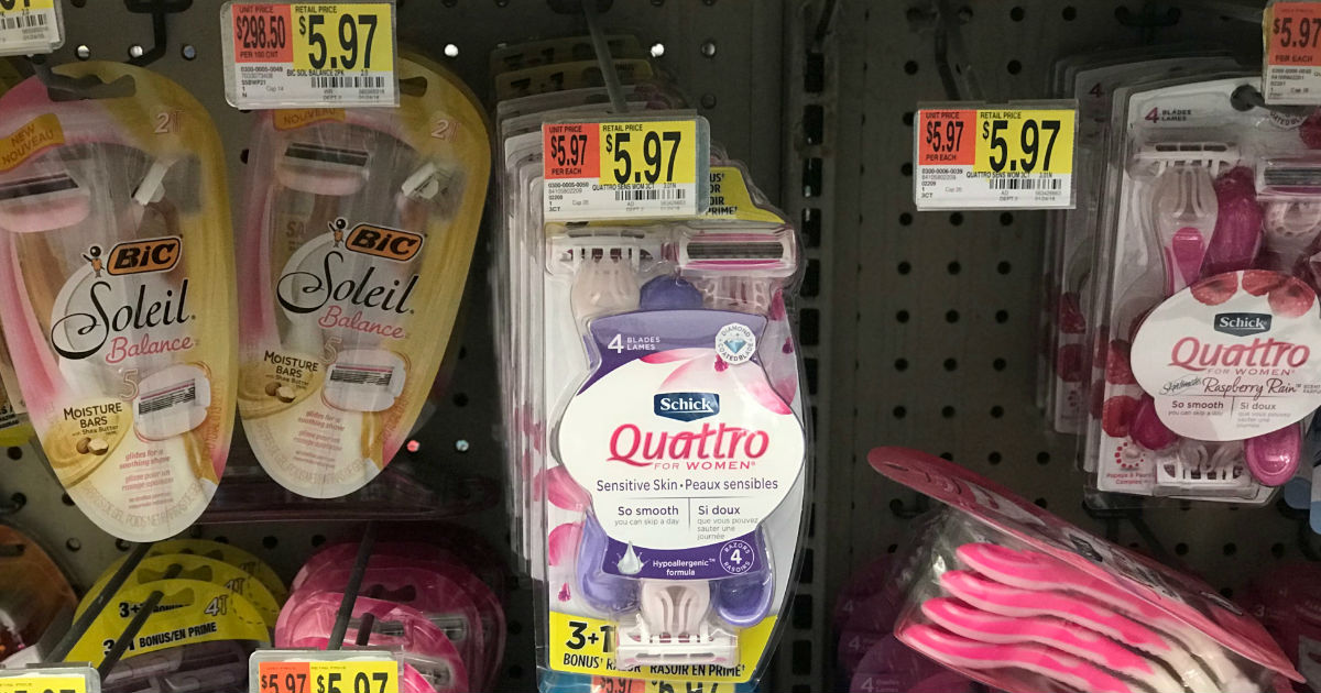 Rasuradoras desechables Schick Quattro