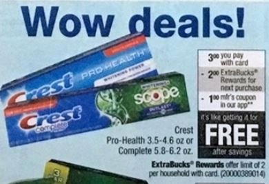 Crest - CVS Ad 1-13-19