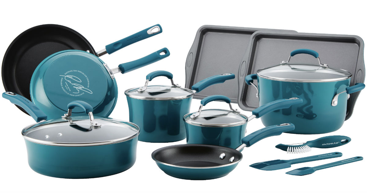 Set de Porcelana Rachael Ray's 16-Piezas para Cocina