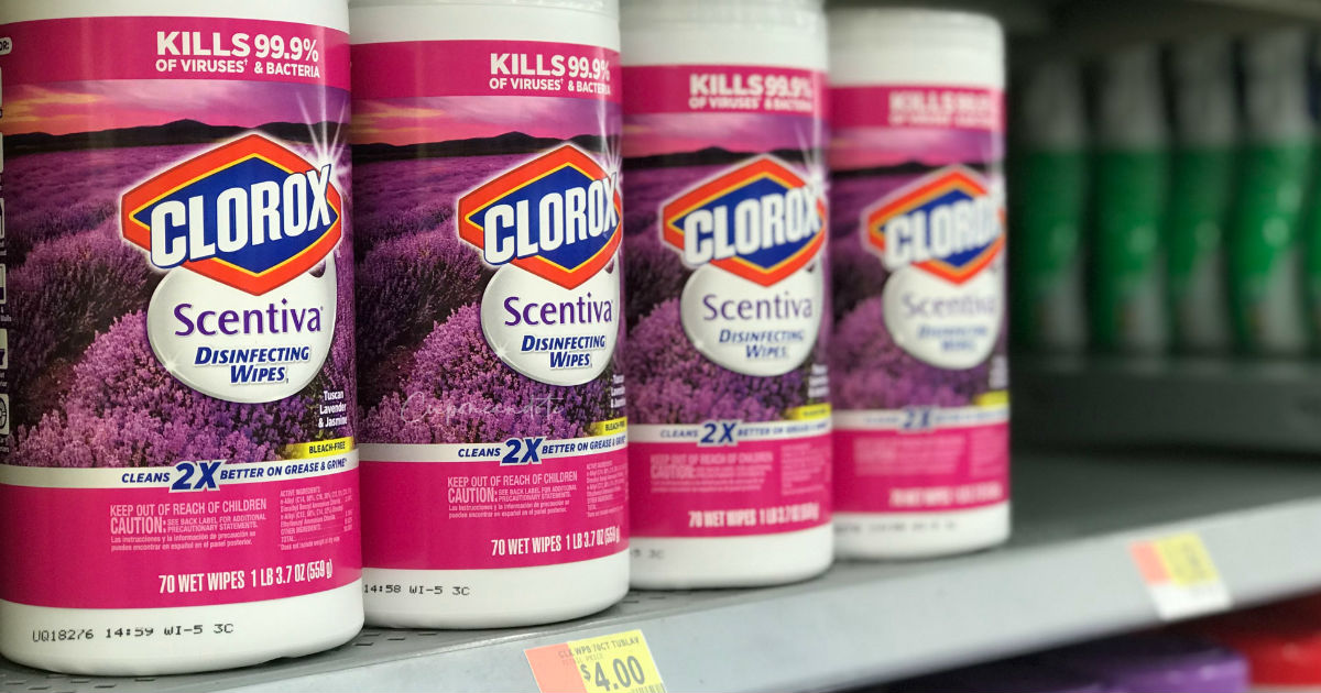 Clorox Scentiva Disinfecting Wipes