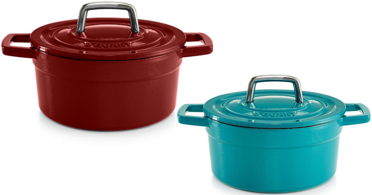 Martha Stewart Enameled Cast Iron Casserole en Macy's