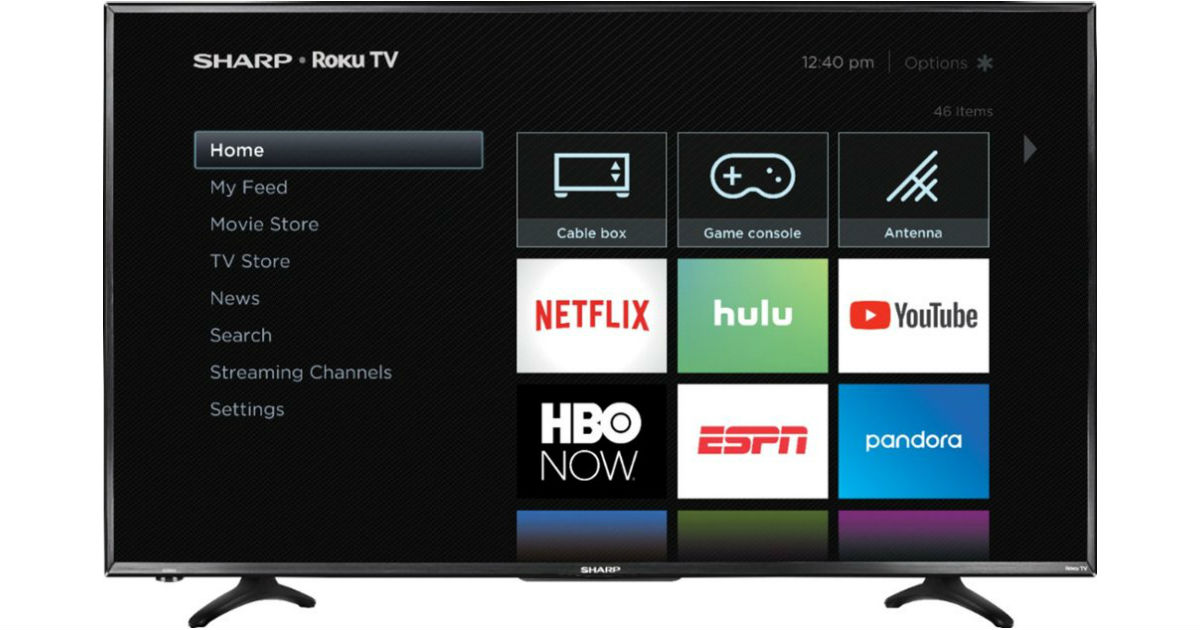 Televisor Sharp con Roku TV