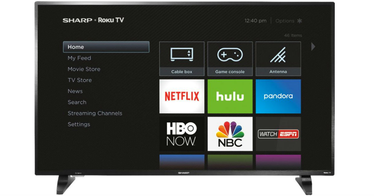 Televisor Sharp con Roku