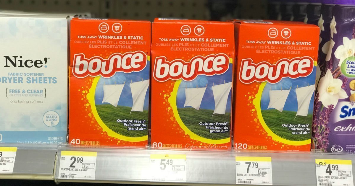 Bounce Dryer Sheets de 80 ct