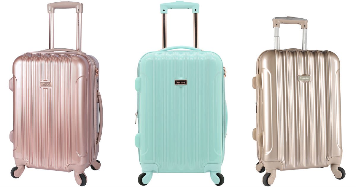 Maletas Kensie Hardside Carry-On en Zulily