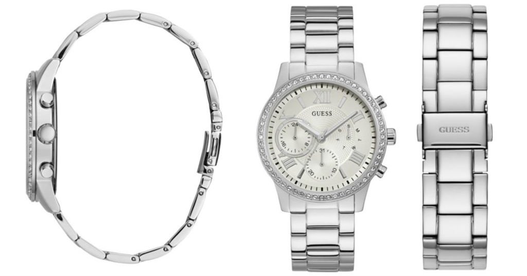 Reloj GUESS Silver Tone a solo $80.99 (Reg. $125)