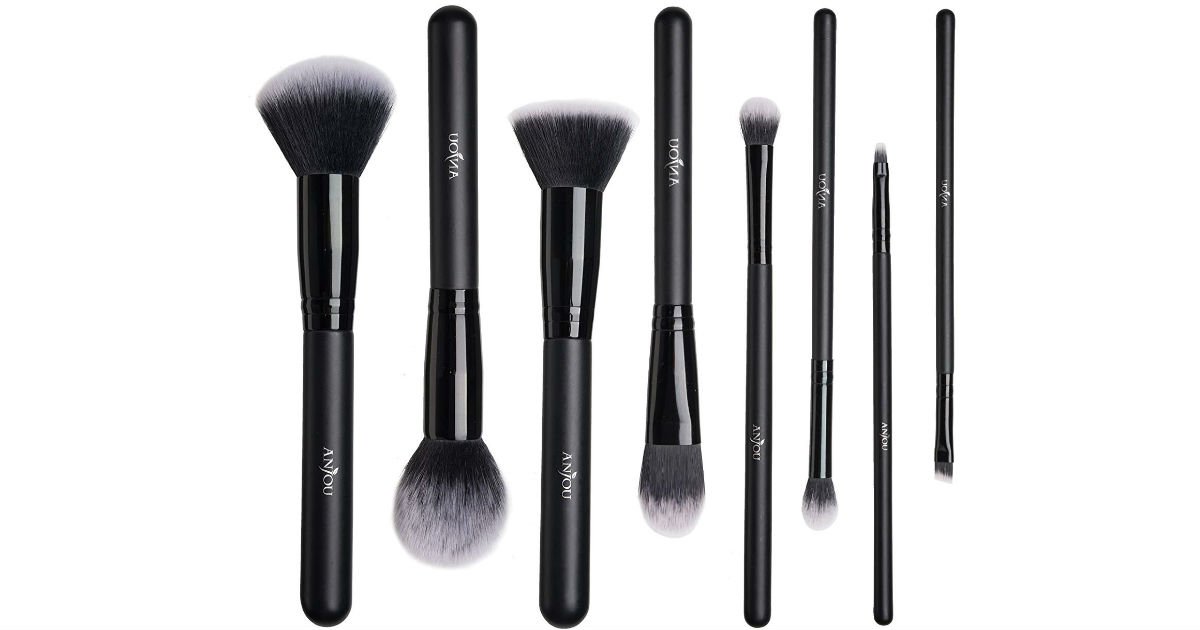 Set de Brochas de Maquillaje Anjou de 8 Piezas en Amazon