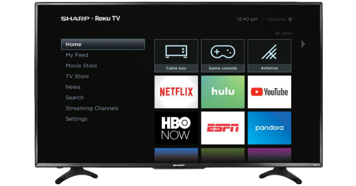Televisor Sharp con Roku TV de 50 pulgadas