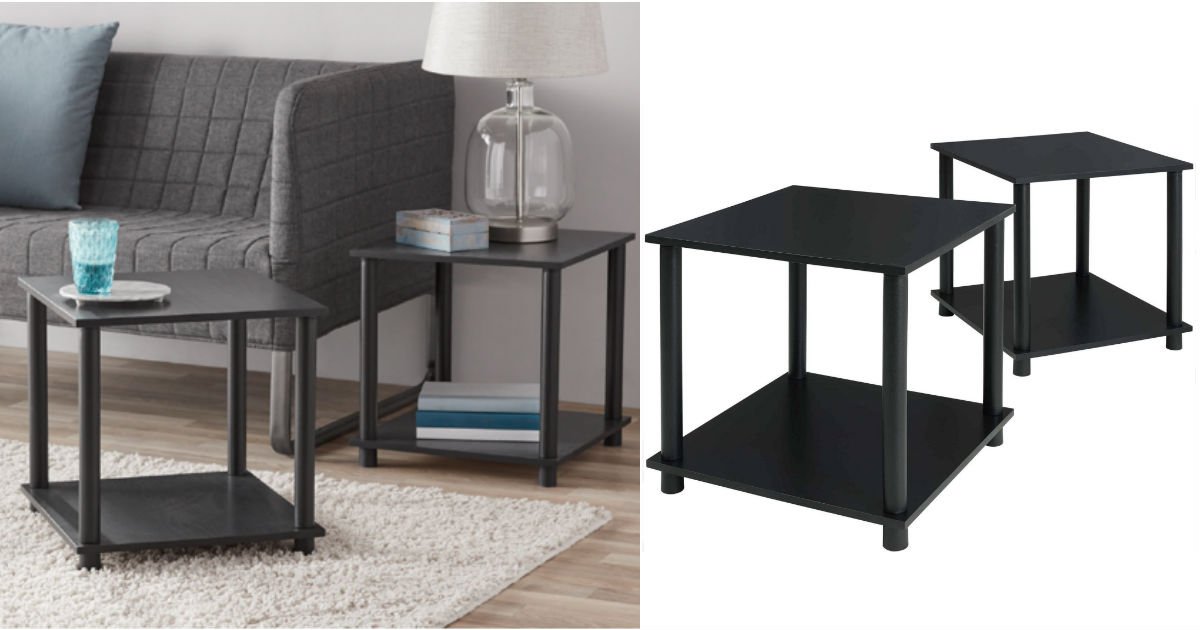 Set de 2 Mesas Mainstays em Walmart