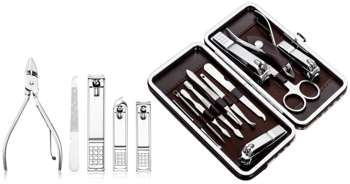 Set de Cortauñas Profesional de 12-Piezas en Amazon