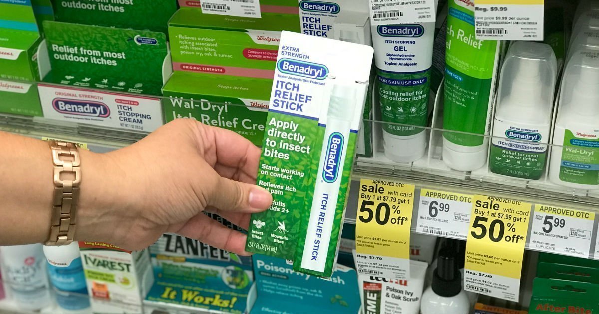 Benadryl Itch Relief Stick