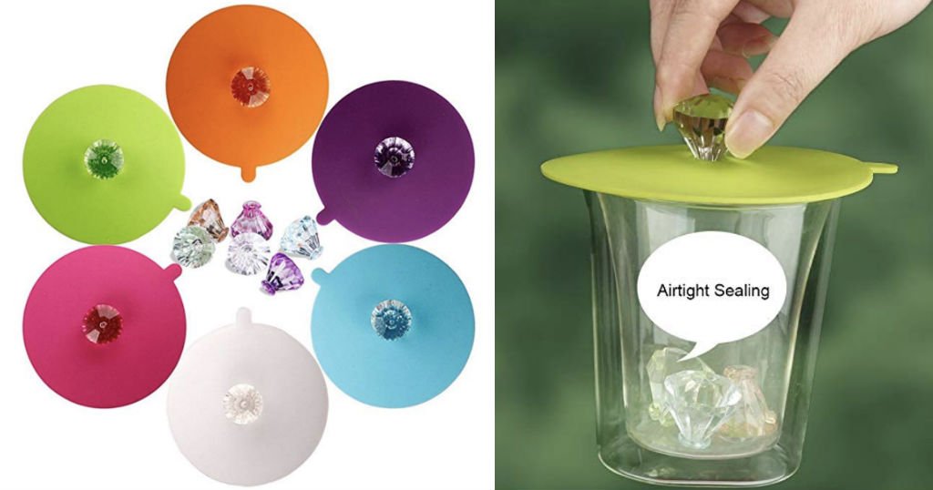 Set de 6 Tapas de Silicona a solo $10.99 en Amazon