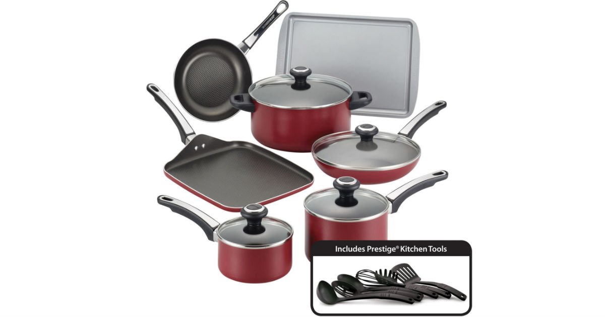 Set de Cocina Farberware de 17 Piezas en JCPenney