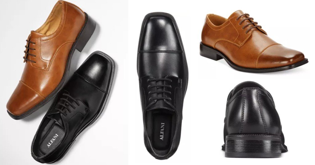 Zapatos Alfani Adam Cap Toe Oxford a solo $29.99 (Reg. $59.99) en Macys