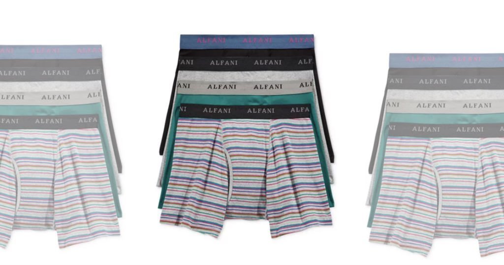 Alfany Striped Boxer Briefs a solo $9.99 (Reg. $34) en Macy's
