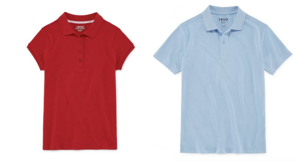 Camisas Escolares IZOD a $8.32 (Reg. $20) en JCPenney