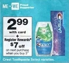 Crest - Walgreens ad 7-28-19
