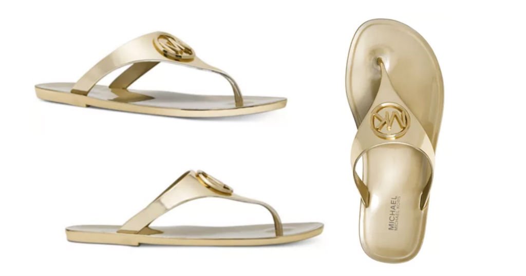 Sandalias Michael Kors Lillie Jelly Thong a $26.93 (Reg. $69) en Macys y Envio Incluido