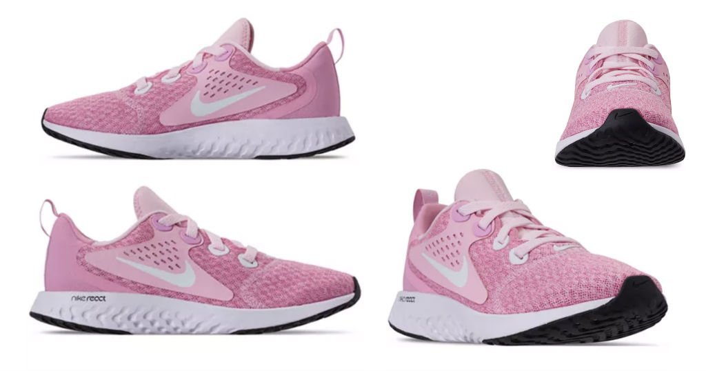 Tenis Nike Girls Legend React Running a solo $37.50 (Reg. $90) y Envio Incluido
