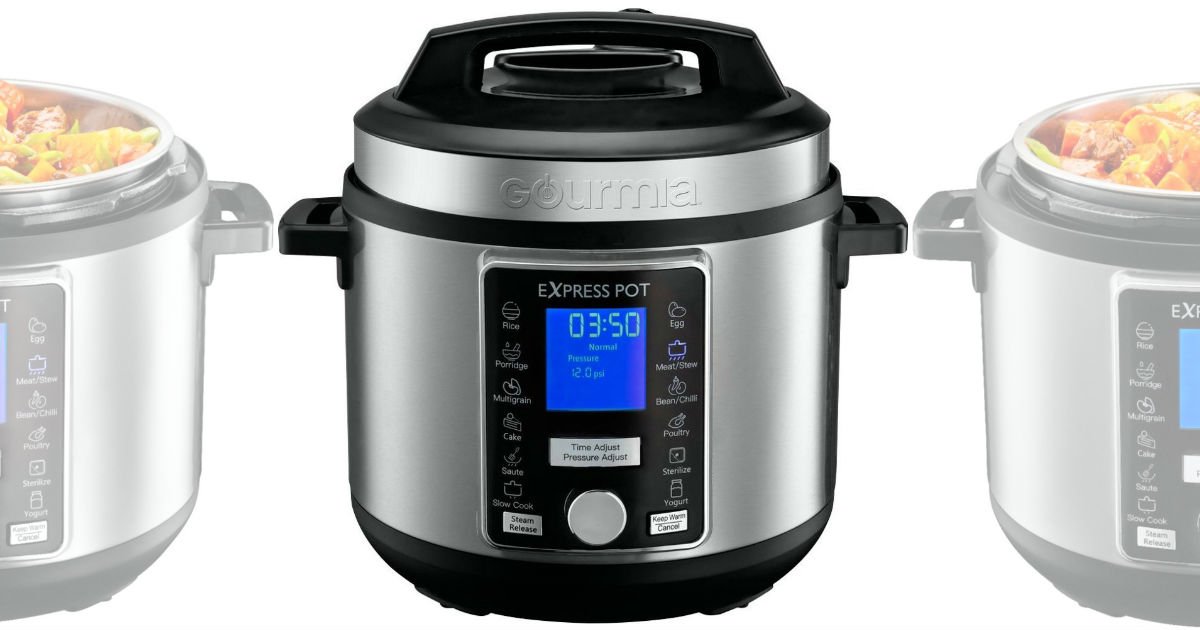 Olla de Presión Gourmia 6-Qt