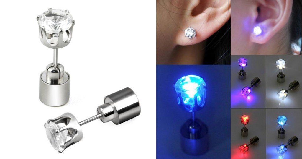 Pantallas Sodial Led Flashing Studs a solo $2.59 y Envío Incluído