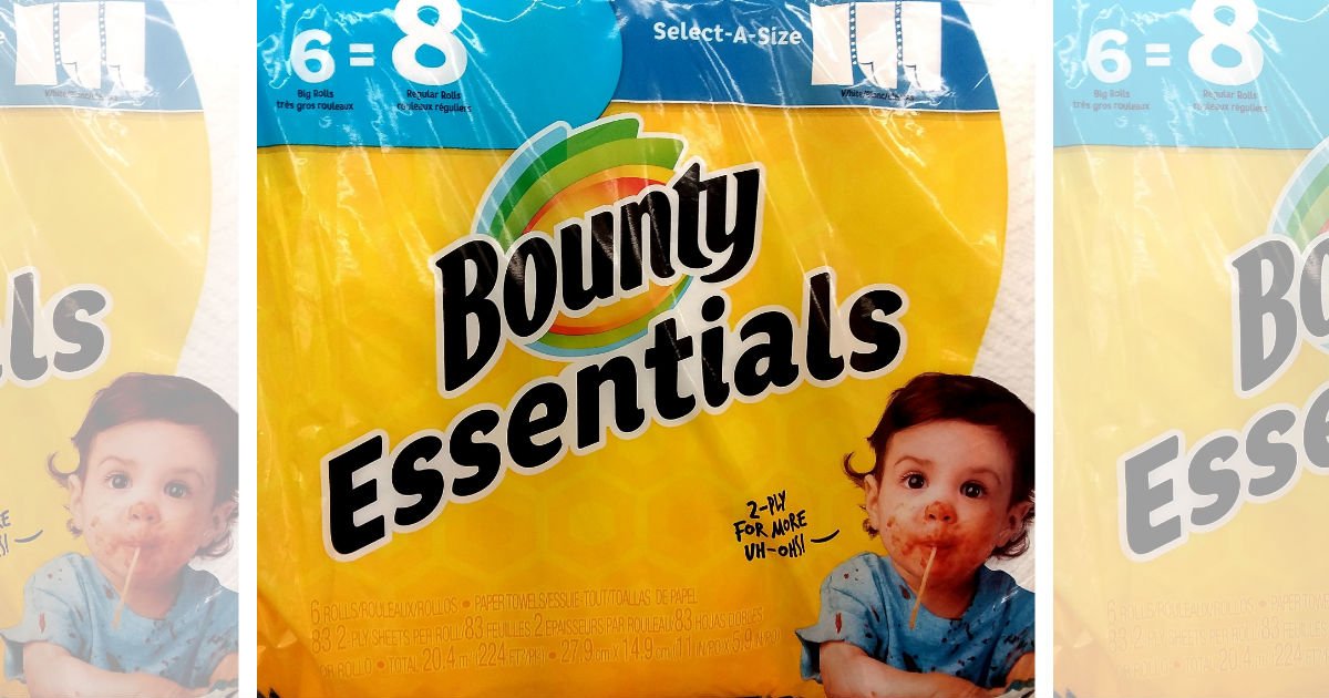 Papel toalla Bounty Essentials de 6 rollos