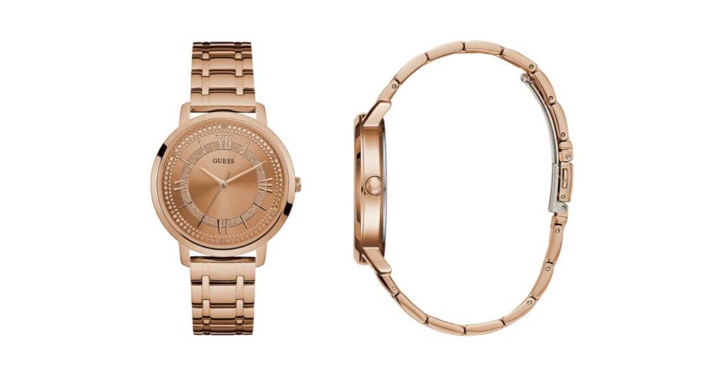 Reloj GUESS Rose Gold Tone Slim Classic a solo $59.49 (Reg. $125) 