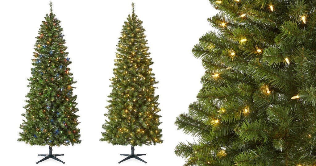 Arbol de Navidad North Pole Trading 7 1/2 Foot Andover Pre-Lit