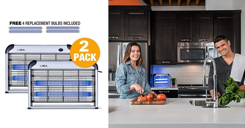 LiBa Bug Zapper Eléctrico 2 por $59.99 (Reg. $130) y Envío Incluído