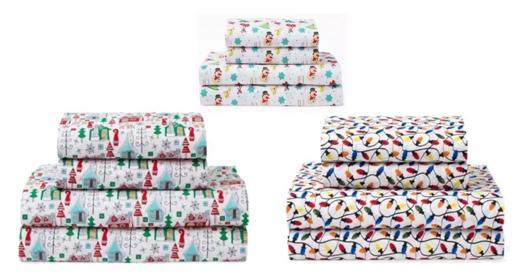 Set de Cama Elite Home con Motivo de Navidad a solo $10.49 (Reg. $29) en Macys