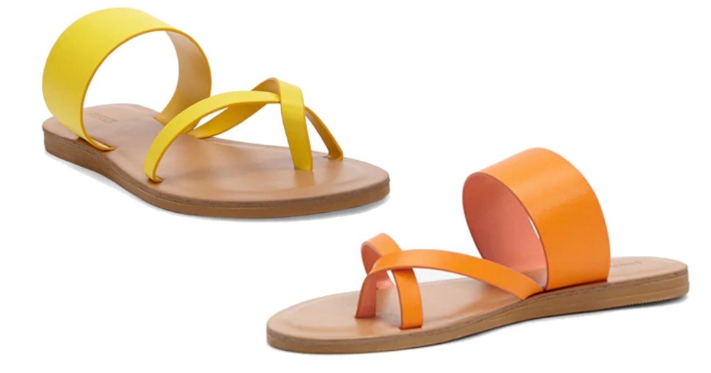 Strappy Faux Leather Sandals a solo $5.70 (Reg. 14.90)