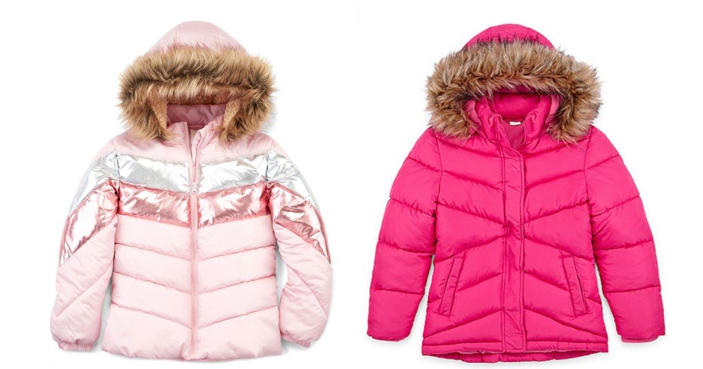 Jacket Arizona Hooded Faux Fur Trim