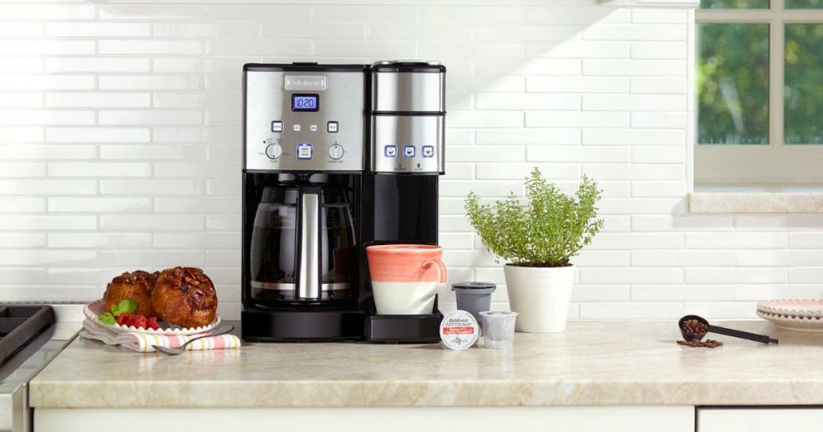 Cafetera Cuisinart con cafetera individual