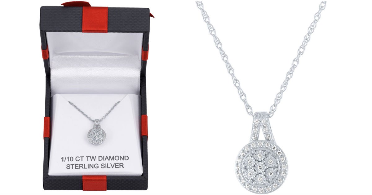 Collar con Colgante de Diamantes Genuinos en JCPenney