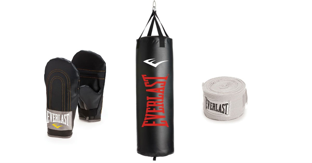 Kit de Saco de boxeo Everlast