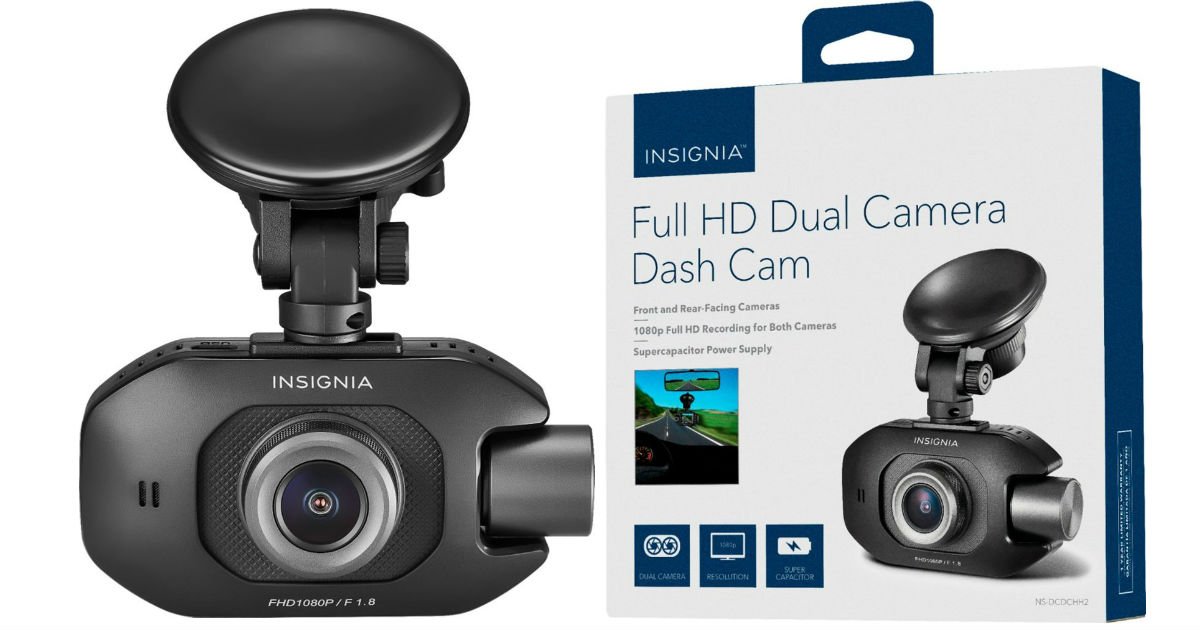 Insignia Full HD dual dash camera
