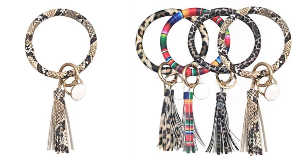 Llaveros Brazalete con Borla