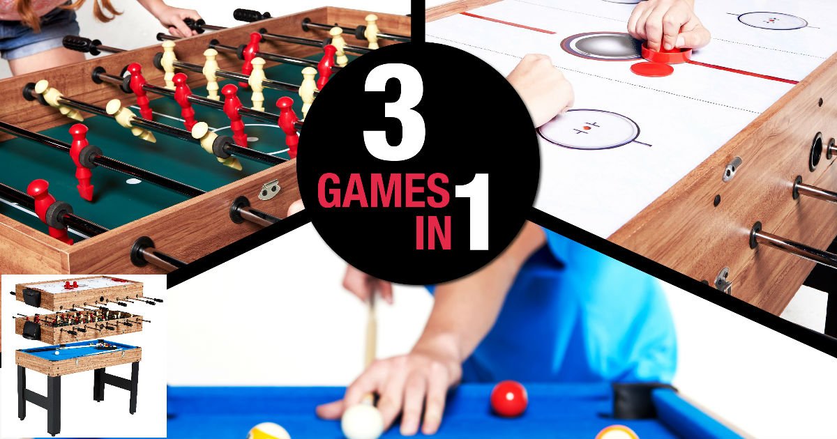 Mesa de juego MD Sports 3-in-1
