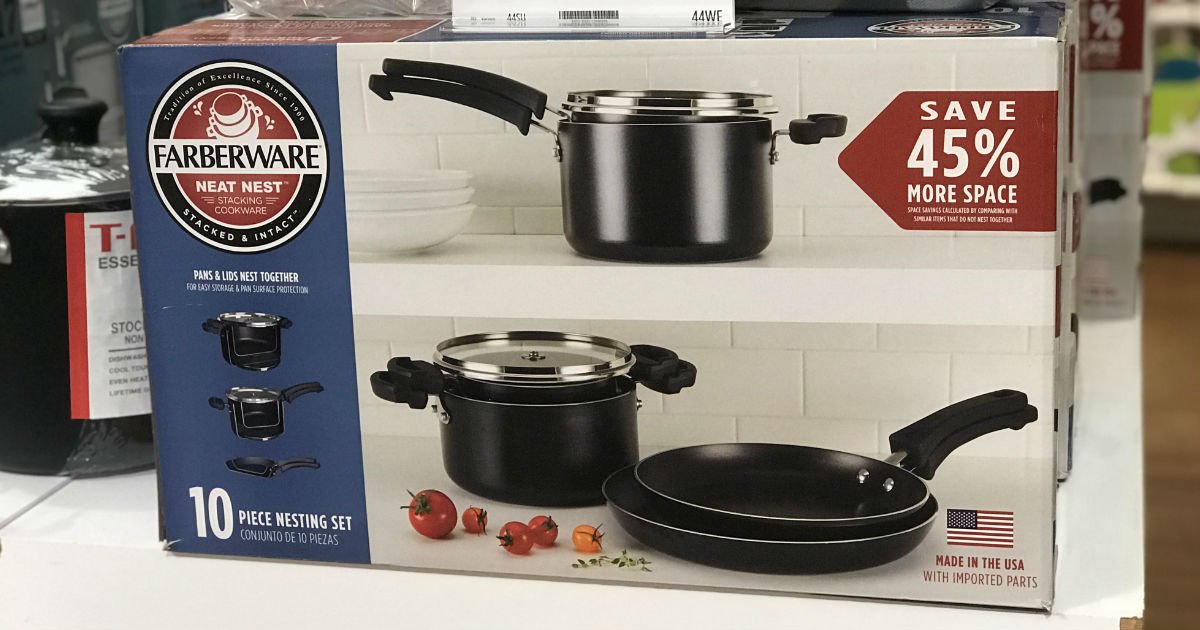 Set de Cocina Farberware Neat Nest 10-Piezas en JCPenney