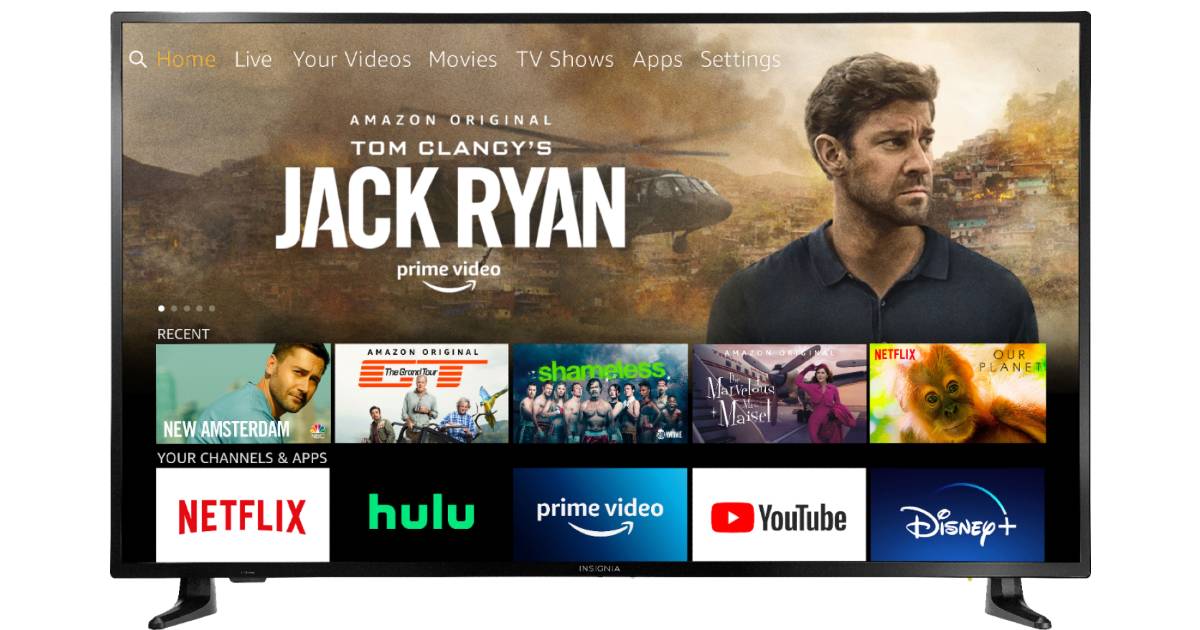 Televisor Insignia LED Smart 4K con Fire TV 55"