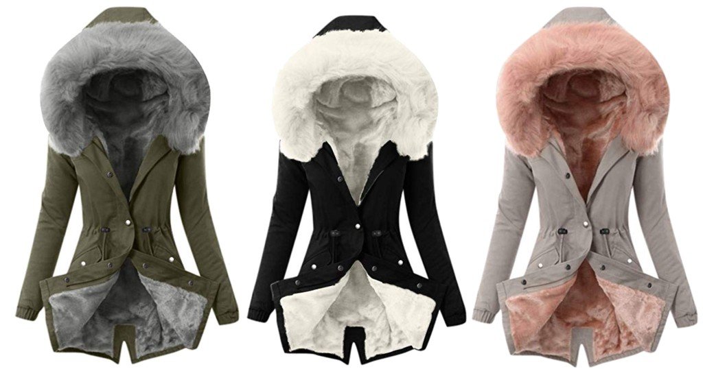 Abrigos Winter Warm Coat Hoodie