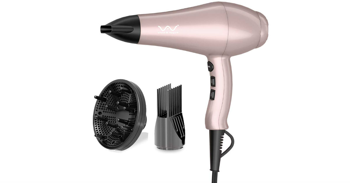 Secador para el Cabello de Iones Negativos con Difusor